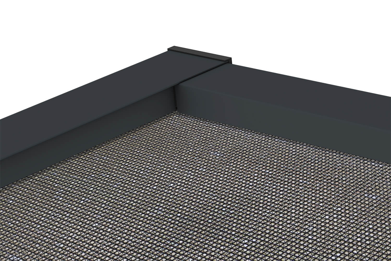 Respilon Pollenschutzgitter Allergiker Tür, Nanofaser - Alurahmen