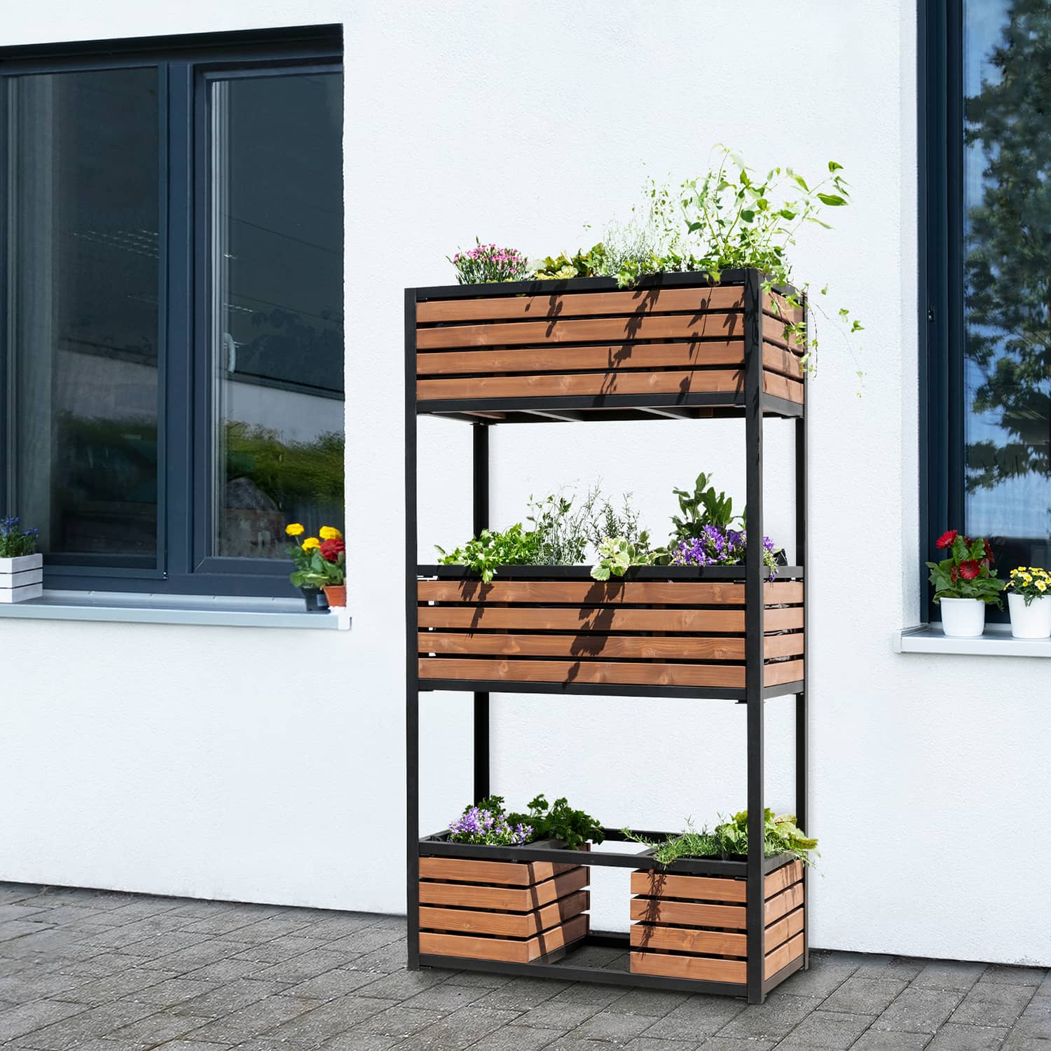 Hochbeet "CUBE ELEMENTS", verschiedene Größen - Tanne