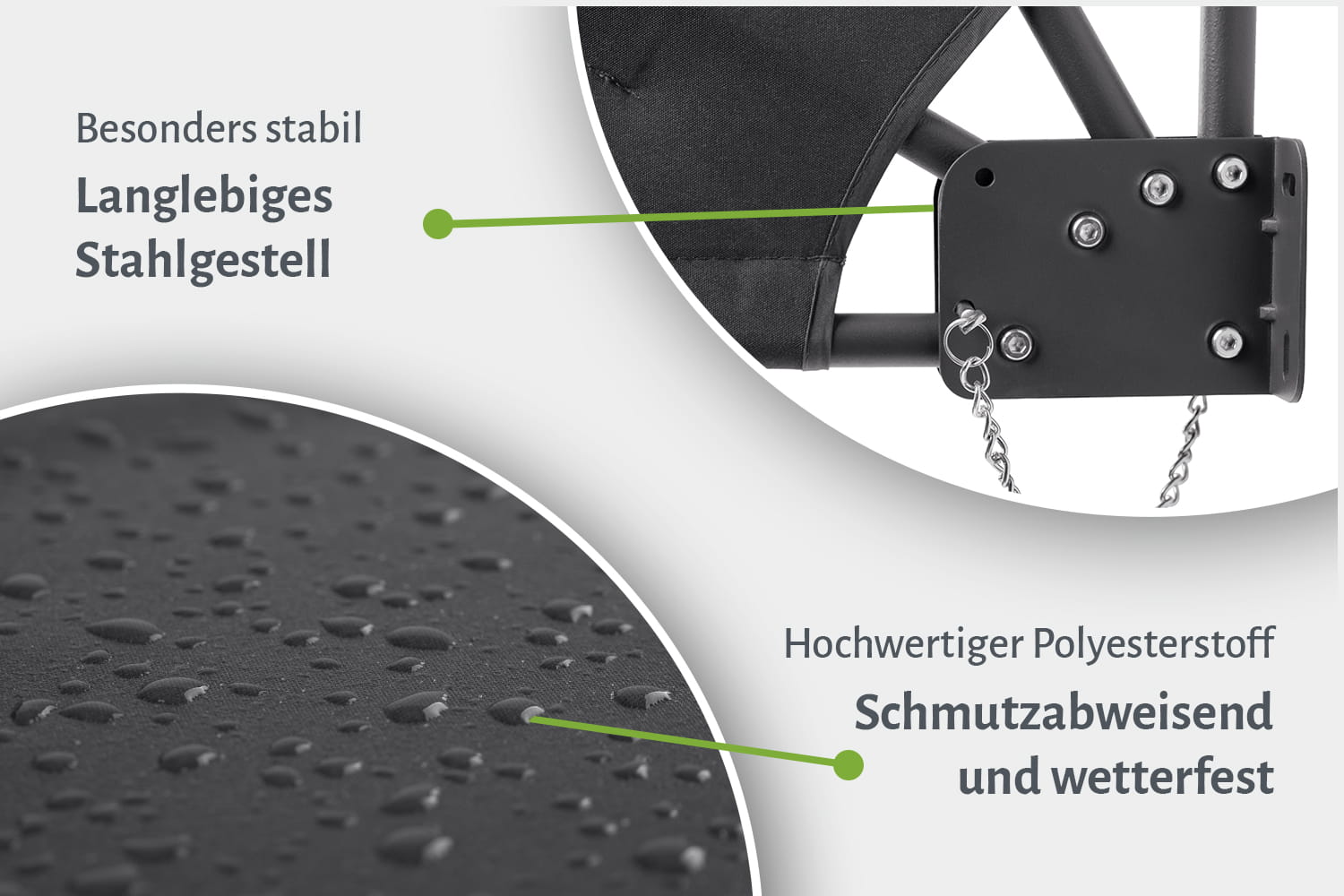 Balkonfächer Seitensichtschutz, verschiedene Größen & Farben
