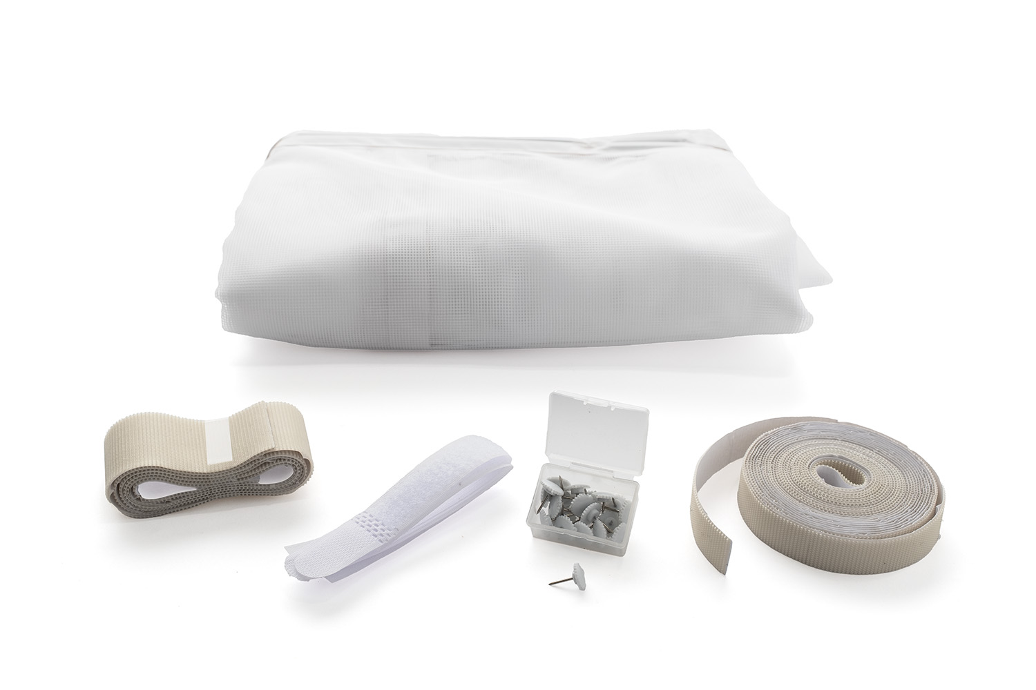 Lamellenvorhang mit Magnetverschluss "DELUXE", Polyester - verschiedene Größen