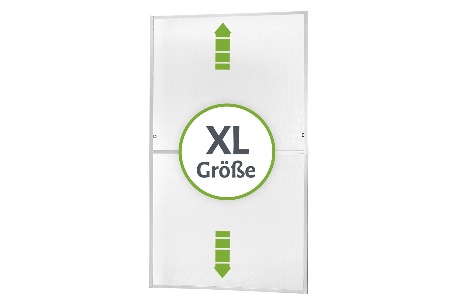 Fliegengitter Fenster "MASTER SLIM", glänzende Optik - Alurahmen