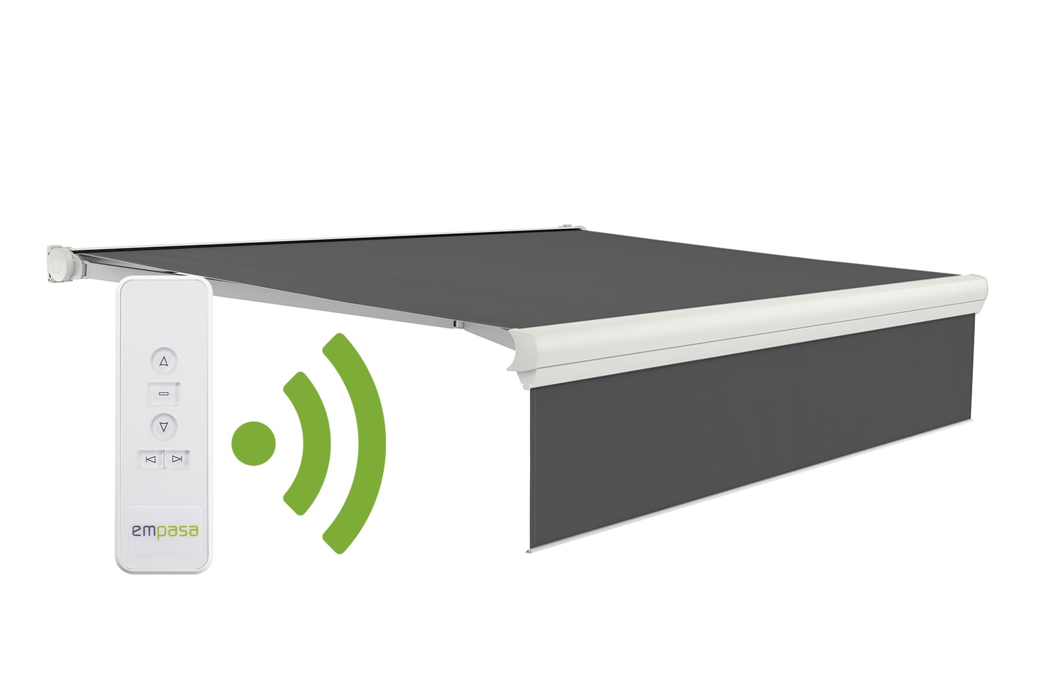 Volant anthrazit, Kassette weiß (4x)