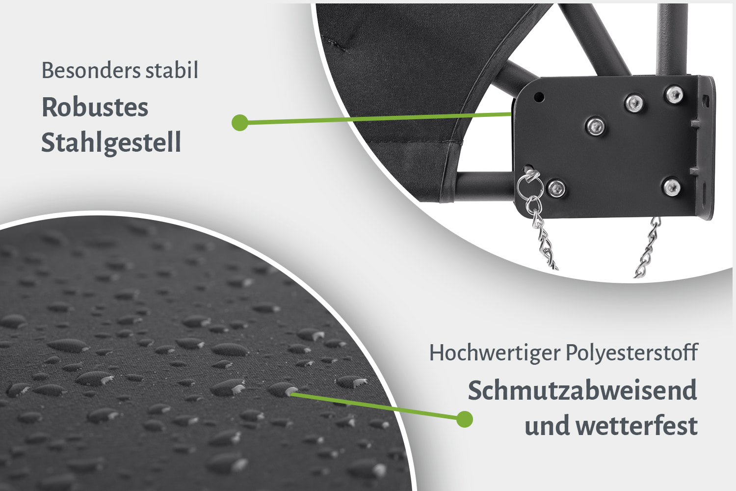 Balkonfächer Seitensichtschutz, verschiedene Größen & Farben