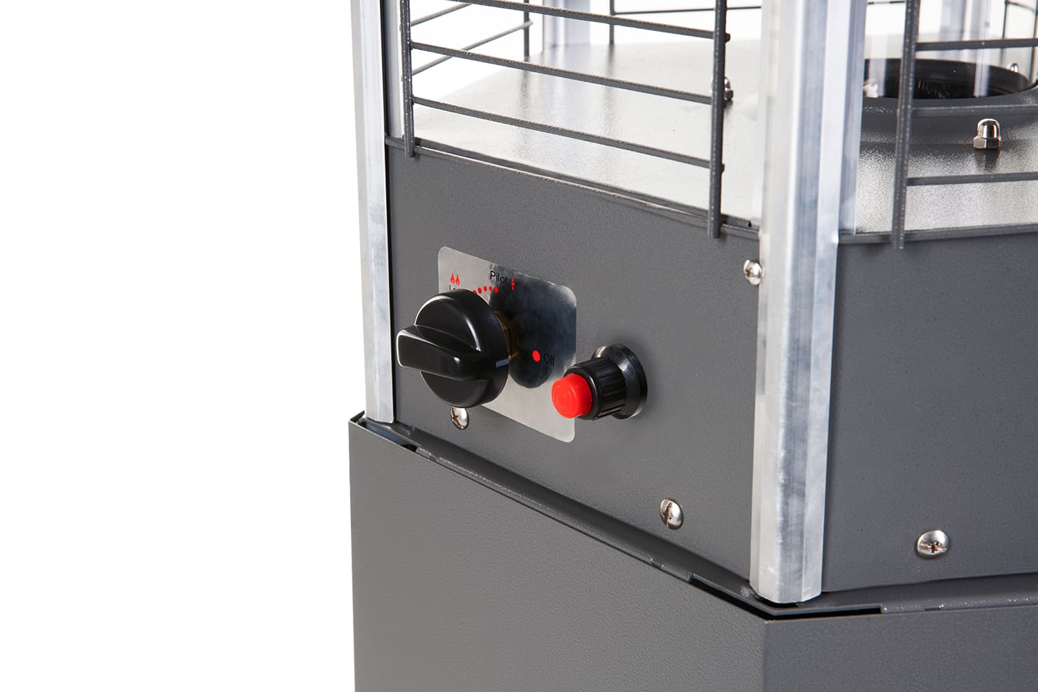 Heizpilz / Gasheizer "HEXA FLAME", wahlweise mit Abdeckhaube
