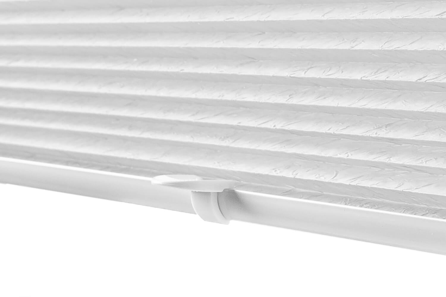 Sonnenschutz Plissee für Fenster, kürzbar - dekorativ - ohne Bohren