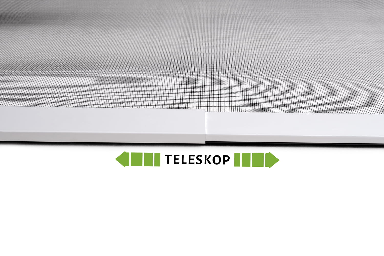 Fliegengitter Fenster Teleskopbausatz "SLIDE 2.0", 120 x 140 cm - Alurahmen