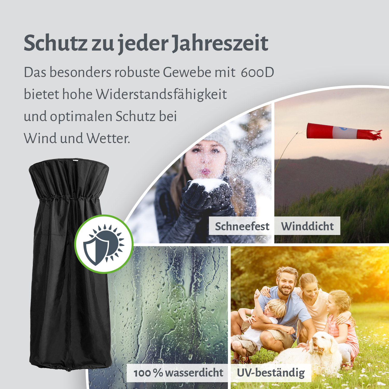 212cm, schwarz
