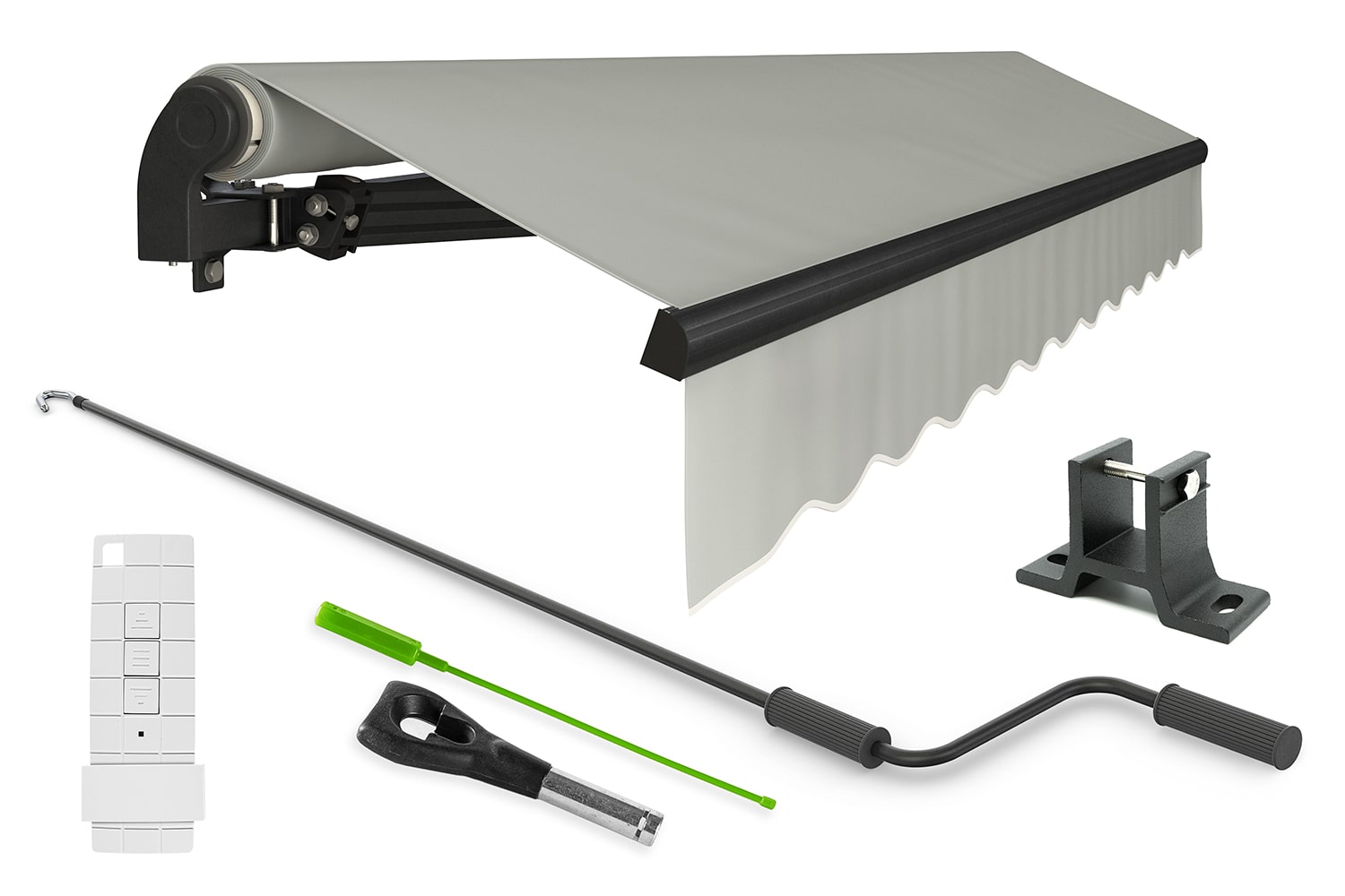 Elektrische Gelenkarmmarkise "START PLUS", Gestell-Farbe Anthrazit