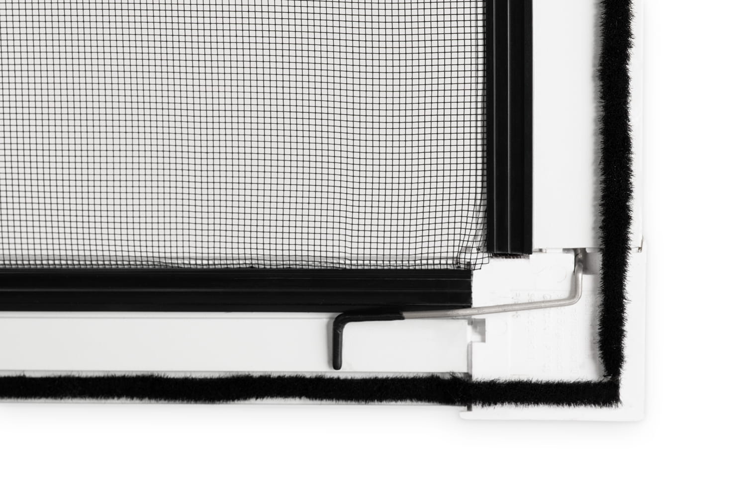 Fliegengitter Fenster Teleskopbausatz "SLIDE 2.0", 120 x 140 cm - Alurahmen