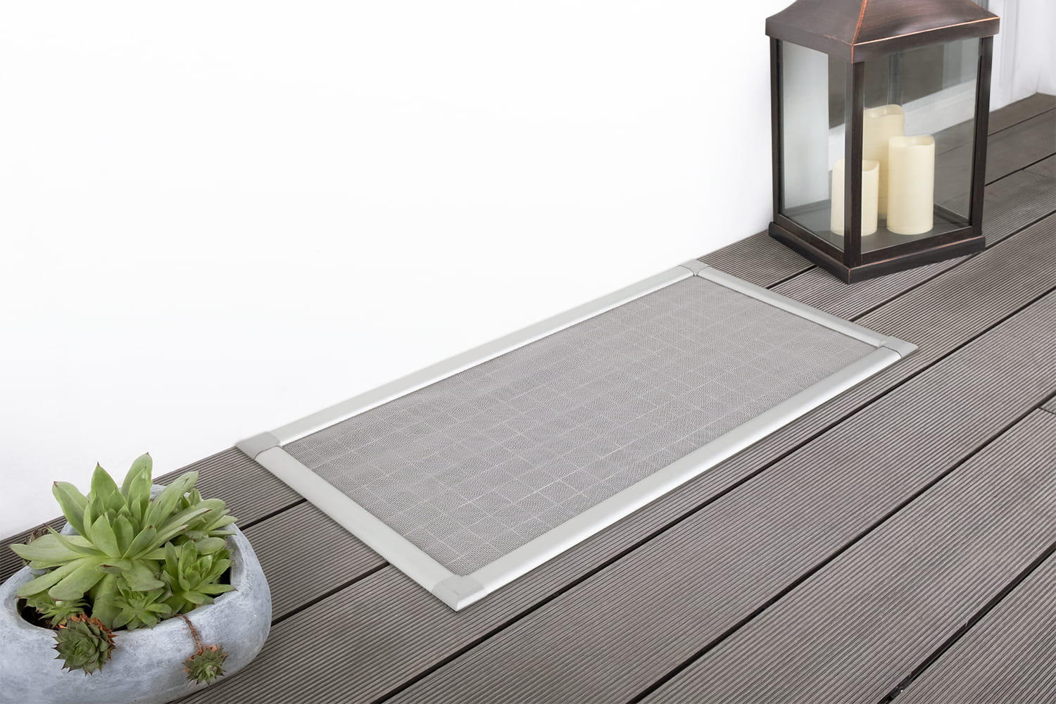 Lichtschachtabdeckung "PROFI", silber eloxierter Rahmen - 60 x 115 cm oder 80 x 150 cm