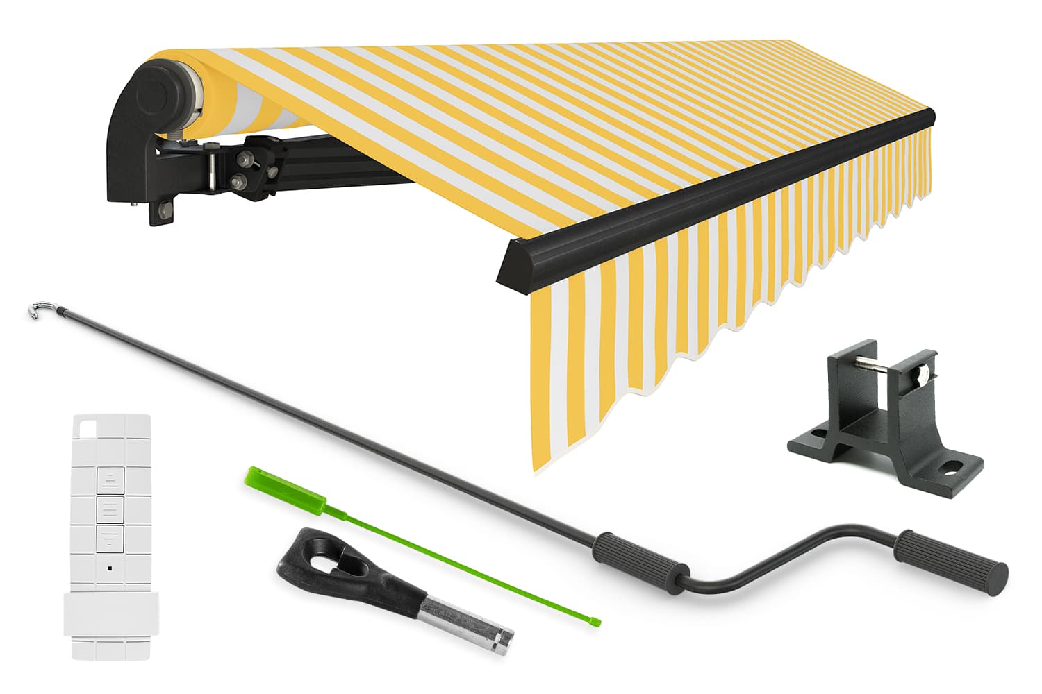 Elektrische Gelenkarmmarkise "START PLUS", verschiedene Farben und Größen 