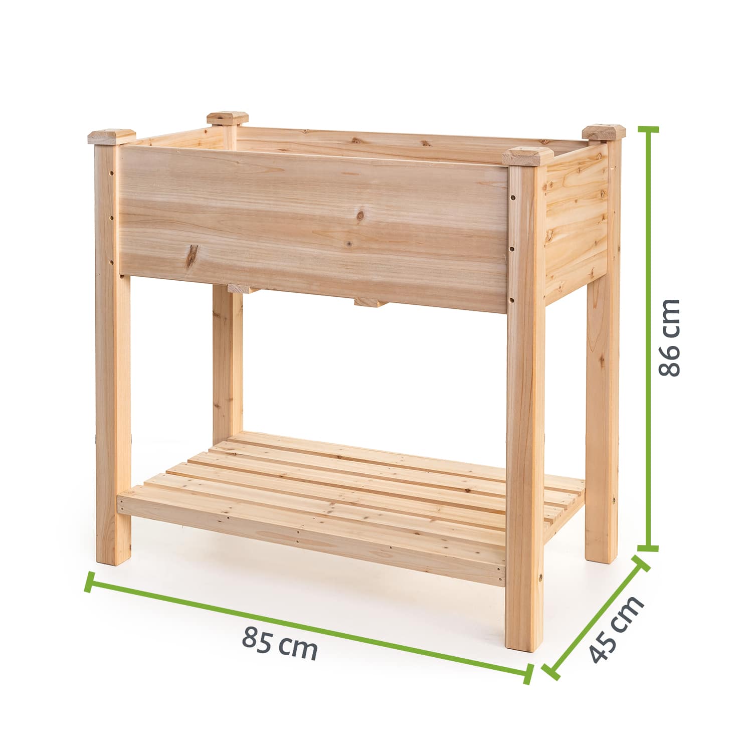 Hochbeet "RAISE 1 S",  85 x 45 x 86 cm - Naturholz