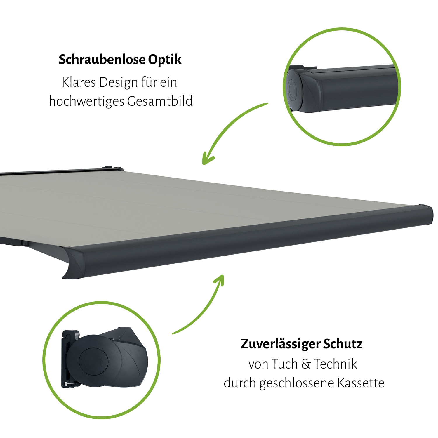 Vollkassettenmarkise "SUPREME", nach Maß 