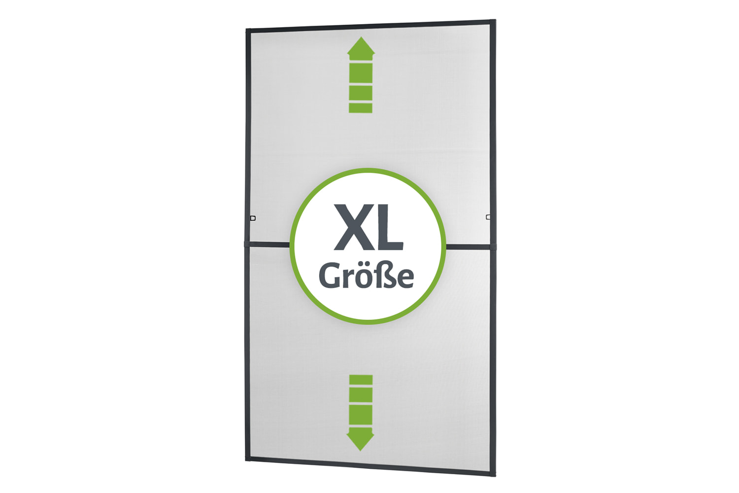 Fliegengitter Fenster "MASTER SLIM", glänzende Optik - Alurahmen