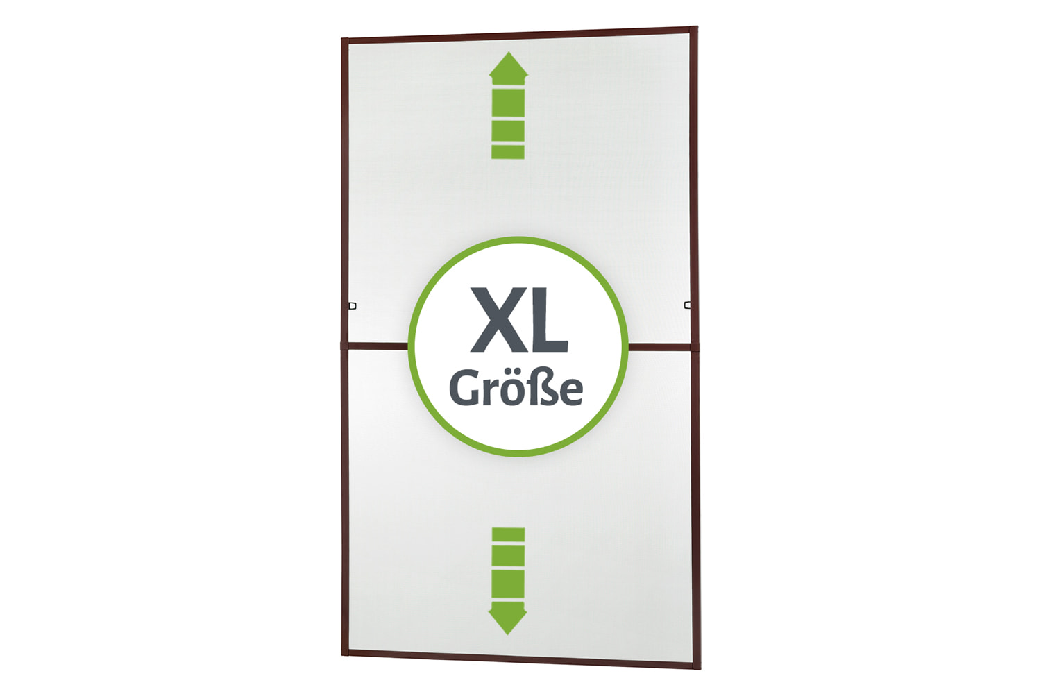 Fliegengitter Fenster "MASTER SLIM", glänzende Optik - Alurahmen