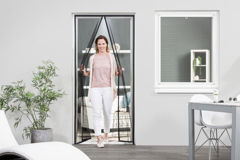 Magnetisches Fliegengitter Selbstklebend – Anpassbar Bis 210 X 120 Cm Für Fenster & Türen